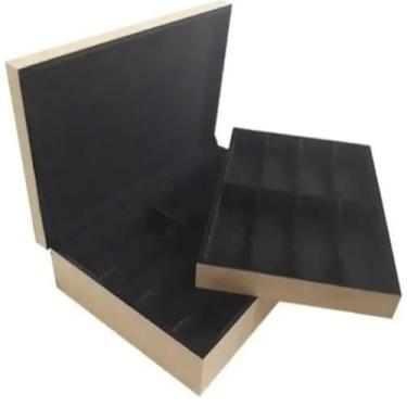 Imagem de Caixa Organizadora Flocada Para 16 óCulos | Com 16 DivisóRias| Ideal Para Lojas, ExposiçãO E Armazenamento(PRETO)