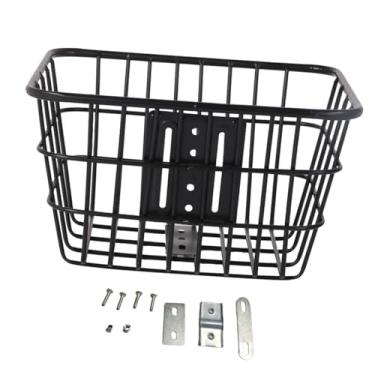 Imagem de Colaxi Cesta frontal para bicicleta infantil, cesta para bicicleta, versátil e decorativa com acessórios de montagem para compras de mountain bike