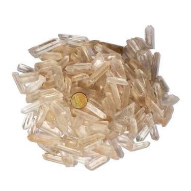 Imagem de 1 Kg de Cristal Quartzo Semi-Translúcido + 1 Kg de Lemuria Pequeno Qua
