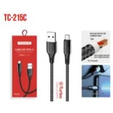 Imagem de Cabo de Dados USB Tipo-C Turbo 1.2m 5V 2.4A - Tomate TC-215C