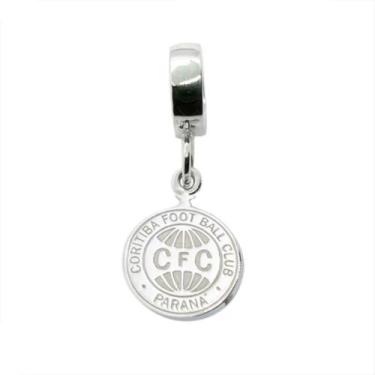 Imagem de Berloque escudo coritiba prata 925 legítima produto oficial - Noble Jo