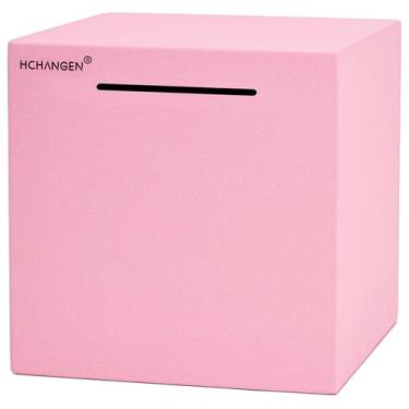 Imagem de Cofrinho HCHANGEN para adultos em aço inoxidável inquebrável