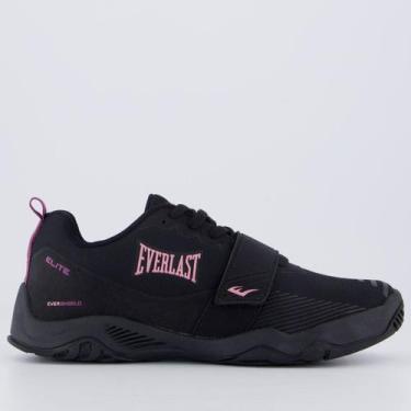 Imagem de Tênis Everlast Elite Feminino Preto e Rosa, 35