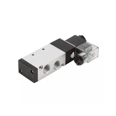 Imagem de Valvula Simples Retorno Mola 3V210-06 3/2 Rosca 1/8 Bobina 220Vac - EN