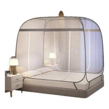 Imagem de Mosquiteiro Premium Estruturado Com Zíper Duplo Cama