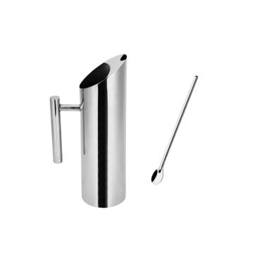 Imagem de Jarra de Suco e Colher Bailarina Aço Inox Bar Bebidas