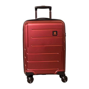 Imagem de Mala Pequena De Bordo Navegat Expansível Violeta Rodas Duplas Cadeado Tsa Polipropileno