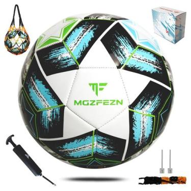 Imagem de Bola de futebol MGZFEZN tamanho 4 para crianças ao ar livre com bomba 