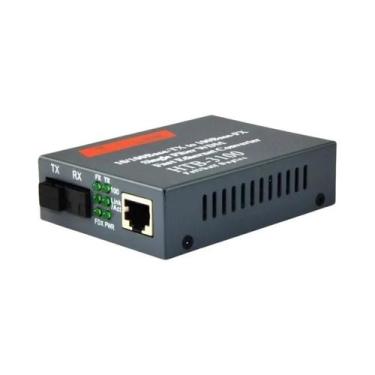 Imagem de Conversor De Mídia Óptica De Fibra Monomodo 25KM HTB-3100 Porta SC 10/