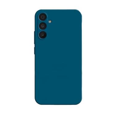 Imagem de GR Global Revolution, Capa Capinha Anti Impacto Aveludada Para Samsung Galaxy M15 Cor:Azul-marinho