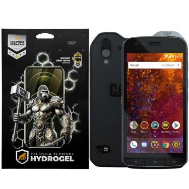 Imagem de Kit Película Frontal + Traseira para Cat Caterpillar S61 - Proteção Completa - Gshield