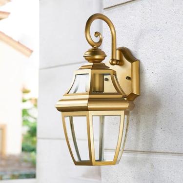 Imagem de Luminária de parede externa LED contemporânea, elétrica, simples e à prova d'água, para varanda, corredor, pátio, jardim, portão de casa, hotel, corredor (9013 Elétrica)