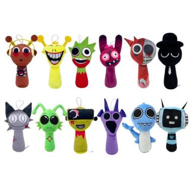 Imagem de Jogo de pelúcia Super JAKES Sprunki para crianças adultas (12 unidades