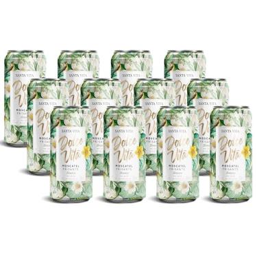 Imagem de Vinho Branco Frisante Santa Vita Moscatel Lata 269ml (12 Latas, Unidades, 12)