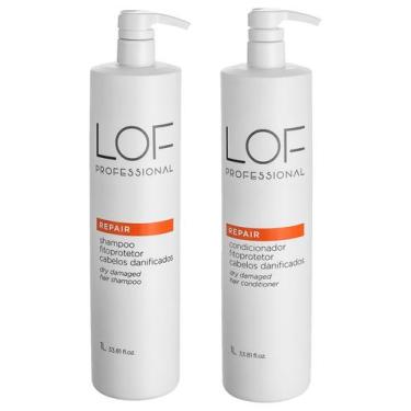 Imagem de Kit LOF Shampoo + Condicionador Repair 1 Litro