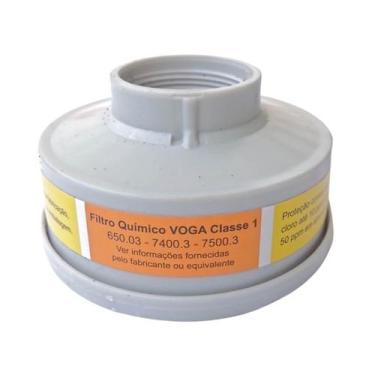 Imagem de Filtro Químico p/ Vapores Orgânicos e Gazes Ácidos -Plastcor