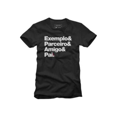 Imagem de Camiseta Pai Exemplar Dia A Dia Conforto Reserva, G, Preto