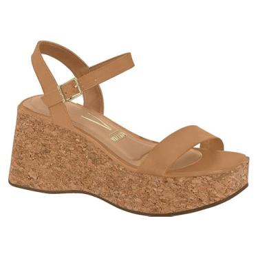 Imagem de Sandalia Plataforma Feminina Vizzano (Camel, BR, Adulto, Numérico, 36)