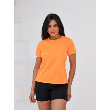 Imagem de Camiseta TShirt Básica Dry Fit Feminina Treino Corrida Academia Oferta
