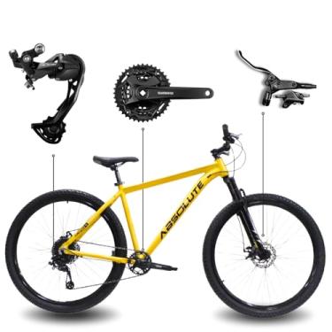Imagem de Bicicleta Aro 29 Absolute Nero 5 Shimano Alivio 27V Freio Hidráulico Quadro Alumínio Suspensão com Trava Absolute (Amarelo, 17)