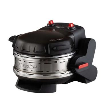 Imagem de Forno De Pizza Elétrico Duplo Ariete 927 Preto 1800w - Pedra Refratária E Design Retrô 110V