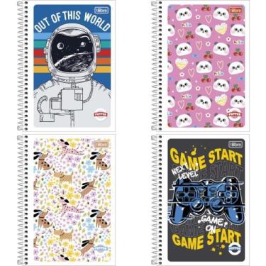 Imagem de Caderno Espiral 1/4 Flexivel Pepper 80FLS. - Sao Domingos