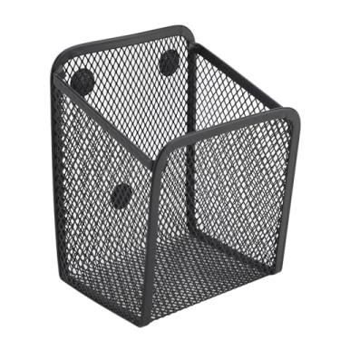 Imagem de SALALIS Suporte Magnético para Caneta de Geladeira, Organizador de Malha Industrial Resistente para Casa, Escritório, Cozinha, Escola, Com 3 ímãs de Geladeira, Quadro Branco, Quadro Branco, (1 (1