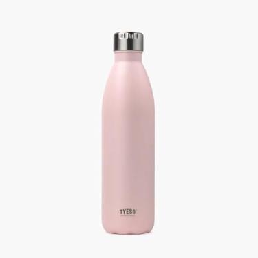 Imagem de TYESO - Copo Térmico 1000ml Inox Garrafa em Forma de Cola - Um Garrafa Térmica Desportivo Adequado para Casa e para Viagens.(Rosa)