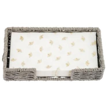 Imagem de Karma, Porta-guardanapos de tecido com conjunto de guardanapos de papel, abelha