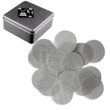 Imagem de Pacote de 500 filtros de tubo de aço inoxidável de 20 mm - Bloqueio de cinzas e resíduos para fluxo de ar sem perturbações | Acessórios robustos para cachimbos de tabaco