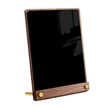 Imagem de YsXoWiui Mini Quadro Negro para Alimentos, Pequeno Quadro Negro de Mesa para Cardápio, Suporte para para Padaria, M