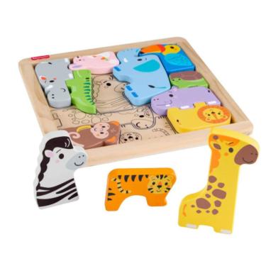 Imagem de Brinquedo Amigos Animaizinhos de Madeira Fisher Price Mattel