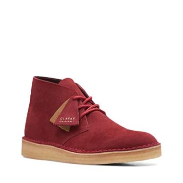 Imagem de Clarks Bota masculina Bushacre 3 Chukka, Vermelho, 39