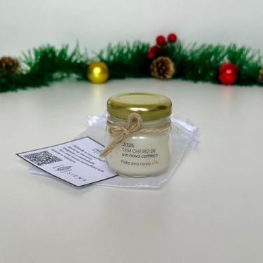 Imagem de Mini Vela Aromática para lembrancinha Ana Novo (Canela)