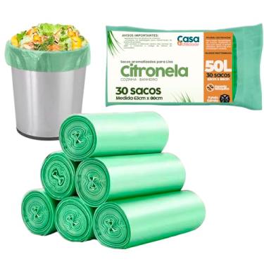 Imagem de Saco de Lixo 50 litros Citronela