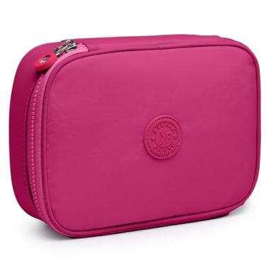 Imagem de Estojo Box Organizador Divisórias Escolar Infantil Juvenil Adulto (Pink)