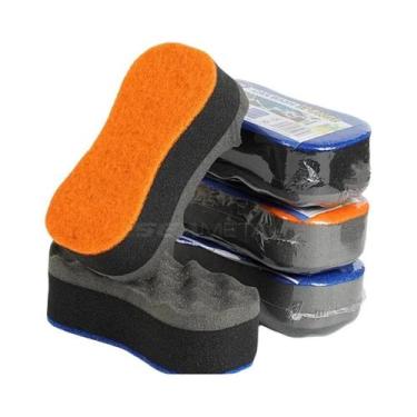 Imagem de Esponja De Limpeza Úmida Para Lavagem De Carros Três Camadas Ferrament