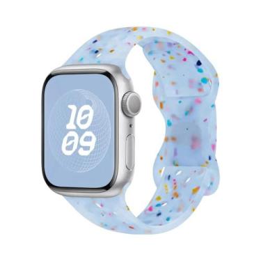 Imagem de Pulseira De Silicone Respirável Para Apple Watch 44mm 45mm 40mm 41mm 3