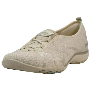 Imagem de Skechers Tênis feminino Breathe-Easy-a Look, Natural, 7