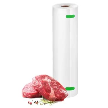 Imagem de Rolo Plástico Para Seladora a Vácuo Gofrado Transparente BPA Free Conservação de Alimentos (25cm x 5m)
