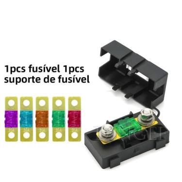 Imagem de Conjunto De Fusíveis ANS ANL De Alta Corrente 20A-200A Com Base De Pla