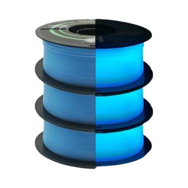 Imagem de Filamento De Impressora 3D Liso De 1,75mm HP3DF 3 Rolos 3kgs Compatíve