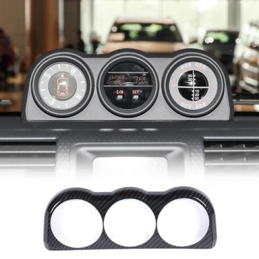 Imagem de Capa decorativa para quadro de instrumentos LCD de medidor triplo compatível com Toyota Fj Cruiser 2007-2021 painel de console central de carro 3 metros/acessórios de moldura de proteção do clinômetro