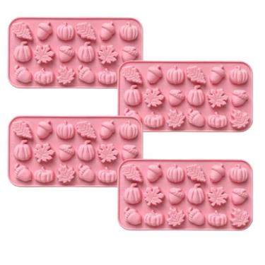 Imagem de Forma Silicone Para Doces Brigadeiros Balas Geladinho Gelatina Sabonete Lembrancias Resina Natal Kit(4)