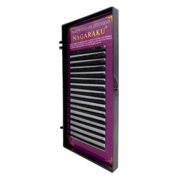 Imagem de Cilios Nagaraku 16 Linhas 0,07 -9MM Extensão Fio a Fio Curvatura C