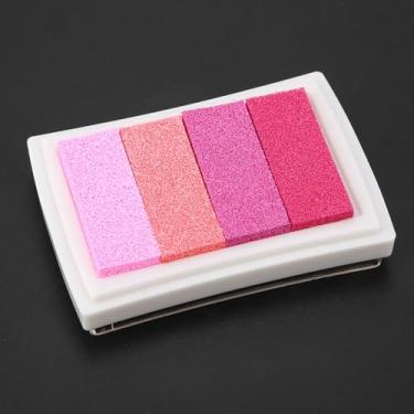 Imagem de Almofada de Tinta Aquarela de Gradiente Fofa para Tampão Borracha Avaliar (Gradiente rosa)