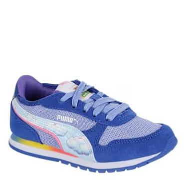Imagem de Puma Tênis unissex Child Care Bears X Sesame Street St Miler, Lavanda intensa - safira real - azul gelado, 11 Little Kid