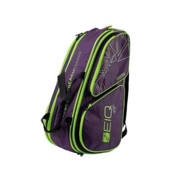 Imagem de Raqueteira ZEIQ Brave Roxa e Verde-Unissex