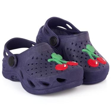Imagem de Babuche Unissex Infantil Plugt Ventor Cereja Leve Confortável Antiderrapante Uso Diário Anatômico (Marinho, BR, Criança de 1 a 3 anos, Faixa Numérico, 25, 26)