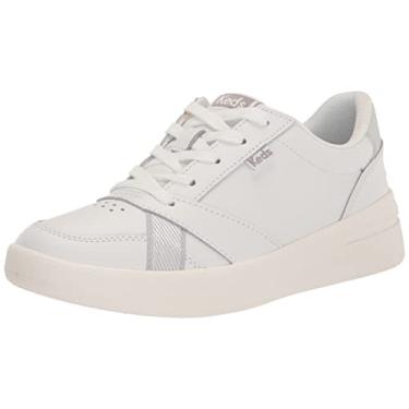 Imagem de Keds Tênis feminino The Court com cadarço, Branco/Branco, 36